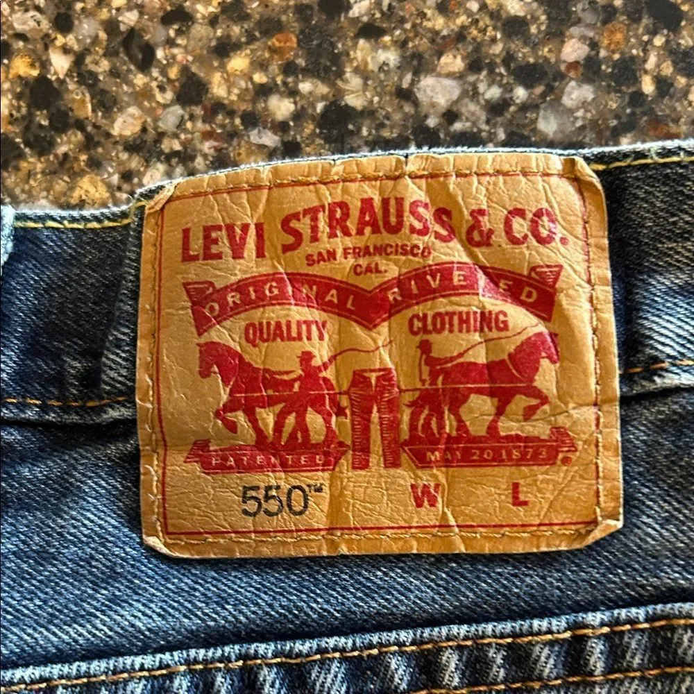 Levi's Mens 550 Relaxed Fit Jeans